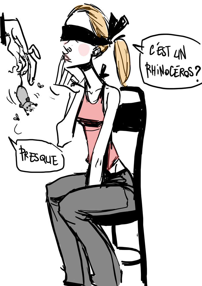 Caricature du duo Intuition